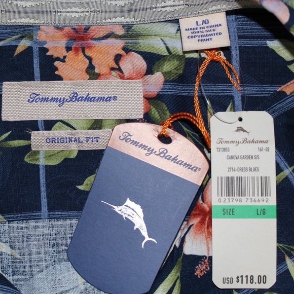 NWT Tommy Bahama Men's Canova Garden Short Sleeve